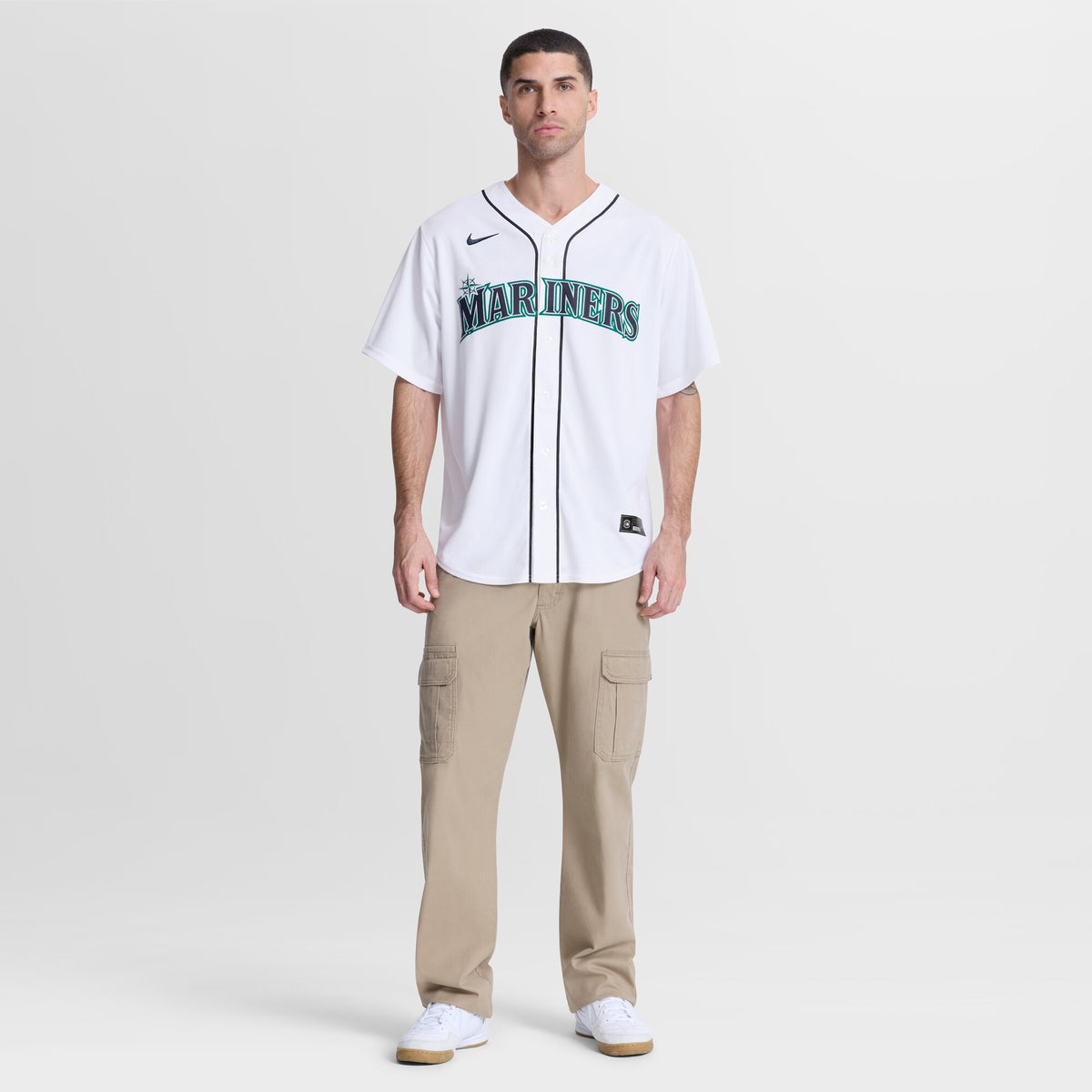 Seattle Mariners Cal Raleigh White Home Replica Jersey