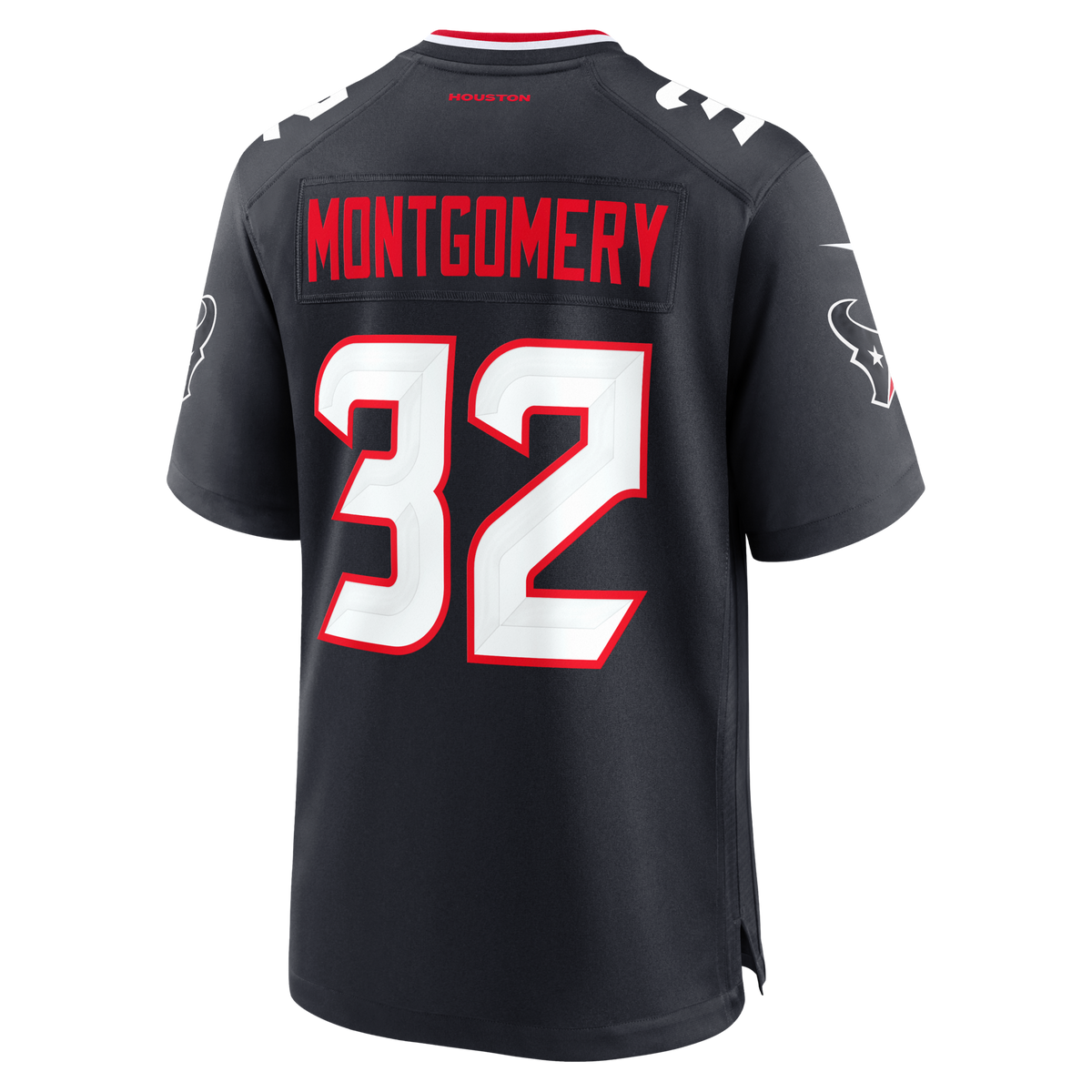 Houston Texans David Montgomery Navy Game Jersey