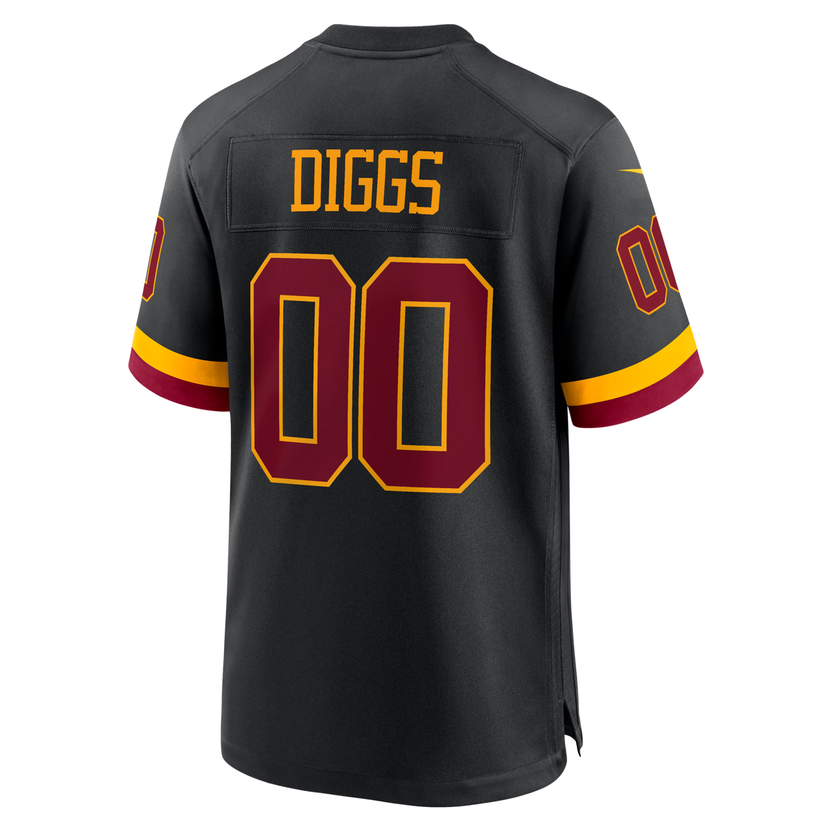 Washington Commanders Stefon Diggs Black Alternate Game Jersey