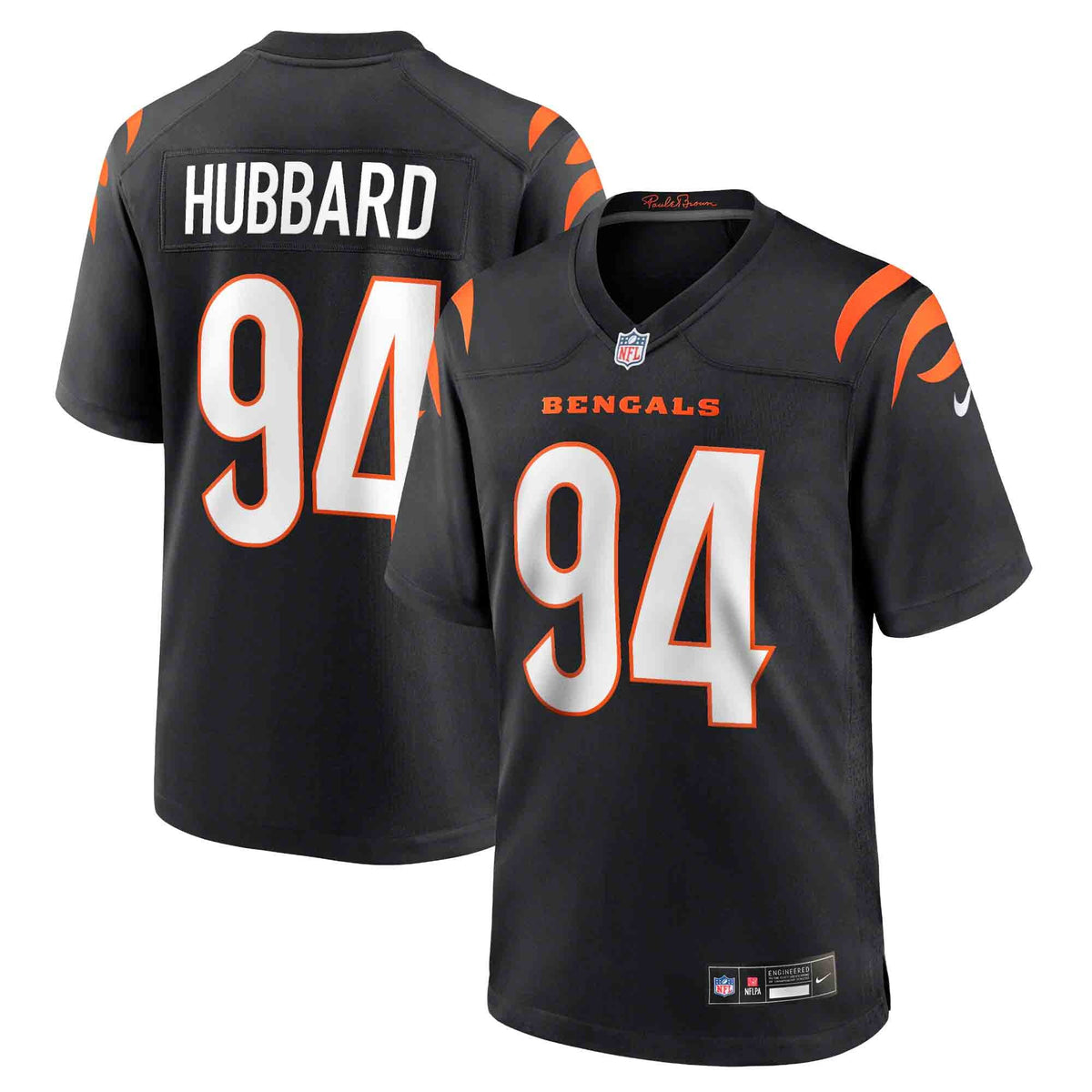 Cincinnati Bengals Sam Hubbard Black Player Game Jersey