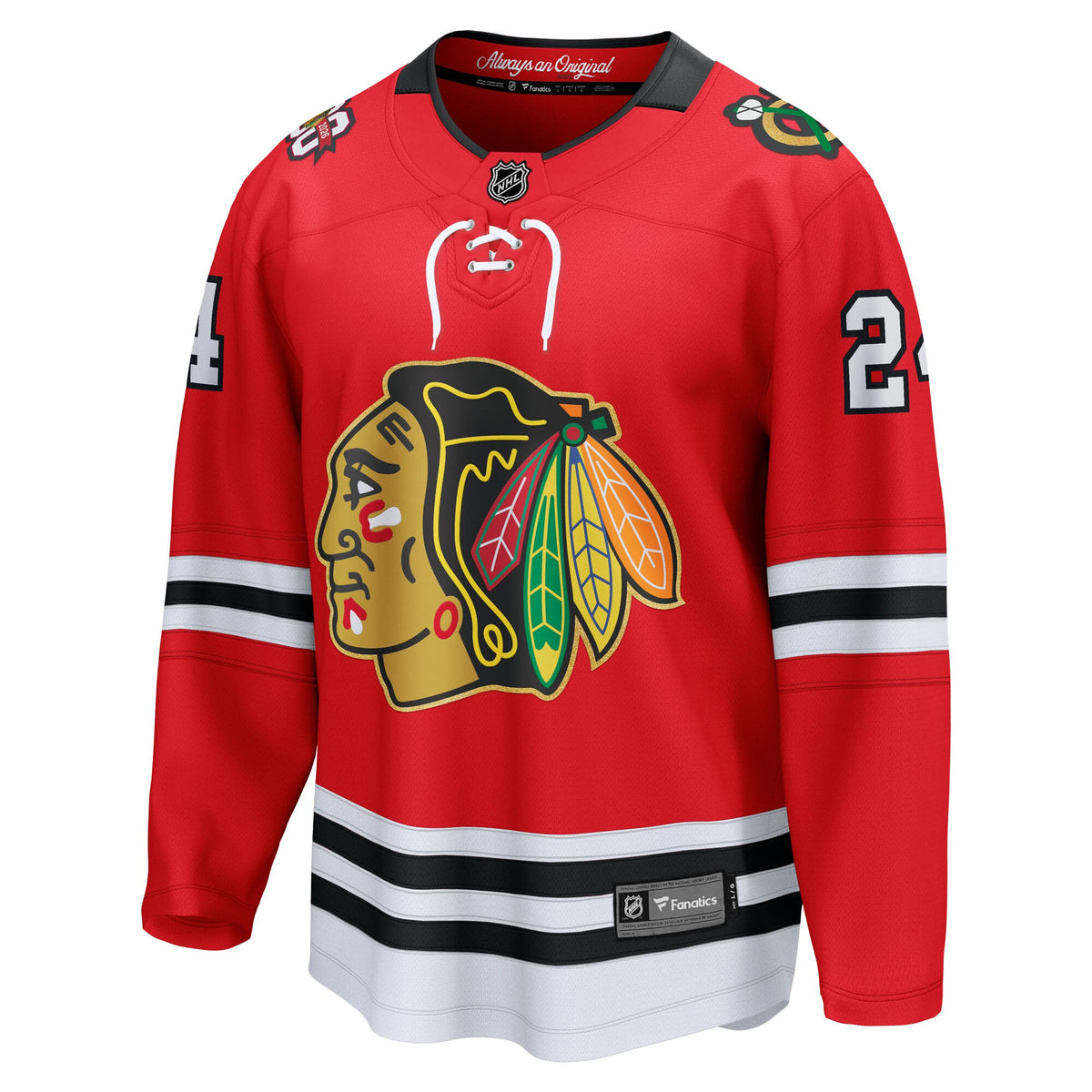 Chicago Blackhawks Sam Lafferty Fanatics Red Centennial Breakaway Player Jersey