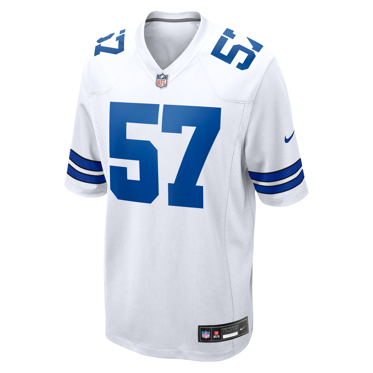Dallas Cowboys Malachi Lawrence White Game Jersey