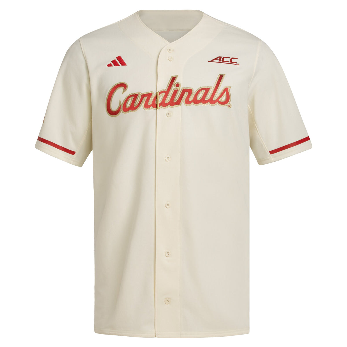 Cream Louisville Cardinals Replica Baseball Jersey
