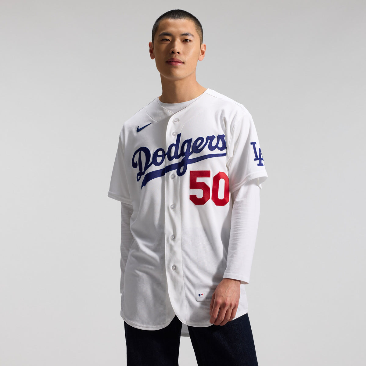 Los Angeles Dodgers Mookie Betts White Home Authentic Jersey