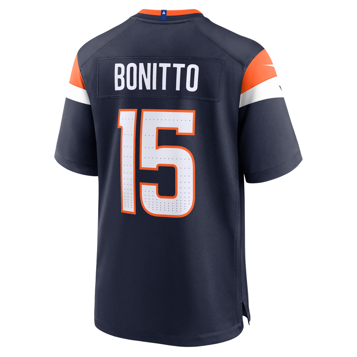 Denver Broncos Nik Bonitto Navy Alternate Game Jersey