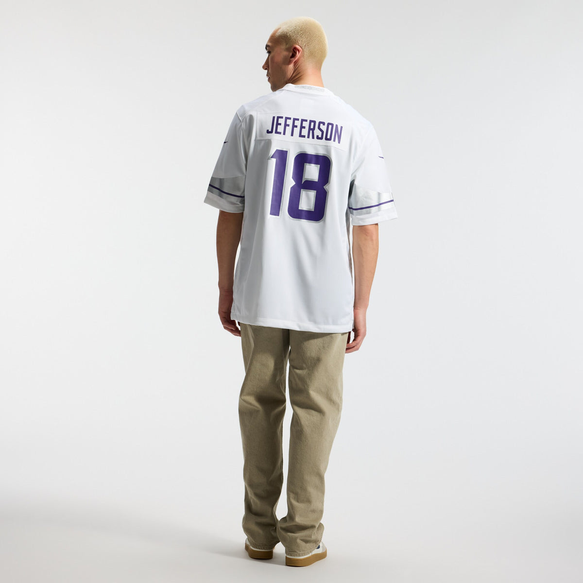 Minnesota Vikings Justin Jefferson White Alternate Game Player Jersey