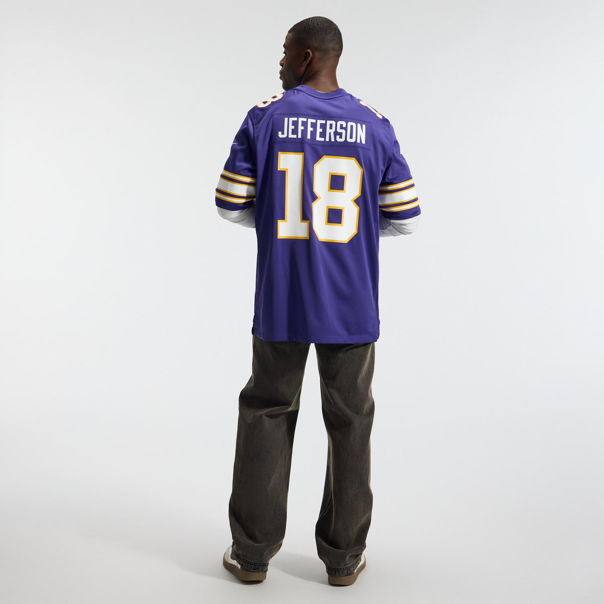 Minnesota Vikings Justin Jefferson Purple Classic Player Game Jersey