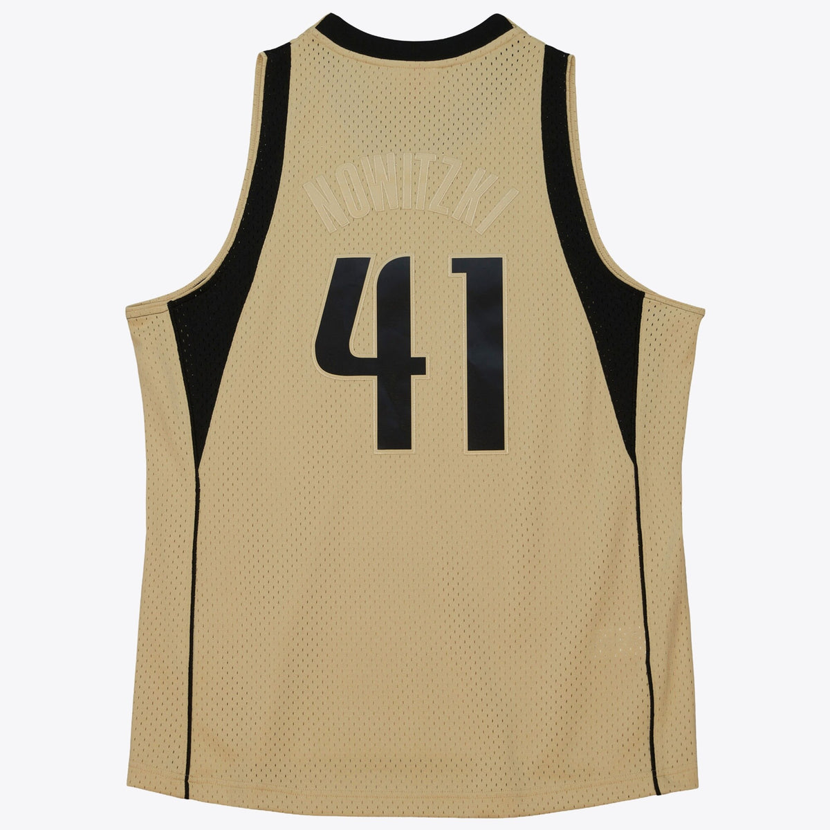 Dallas Mavericks Mitchell & Ness Dirk Nowitzki 2010 Swingman Jersey - Khaki