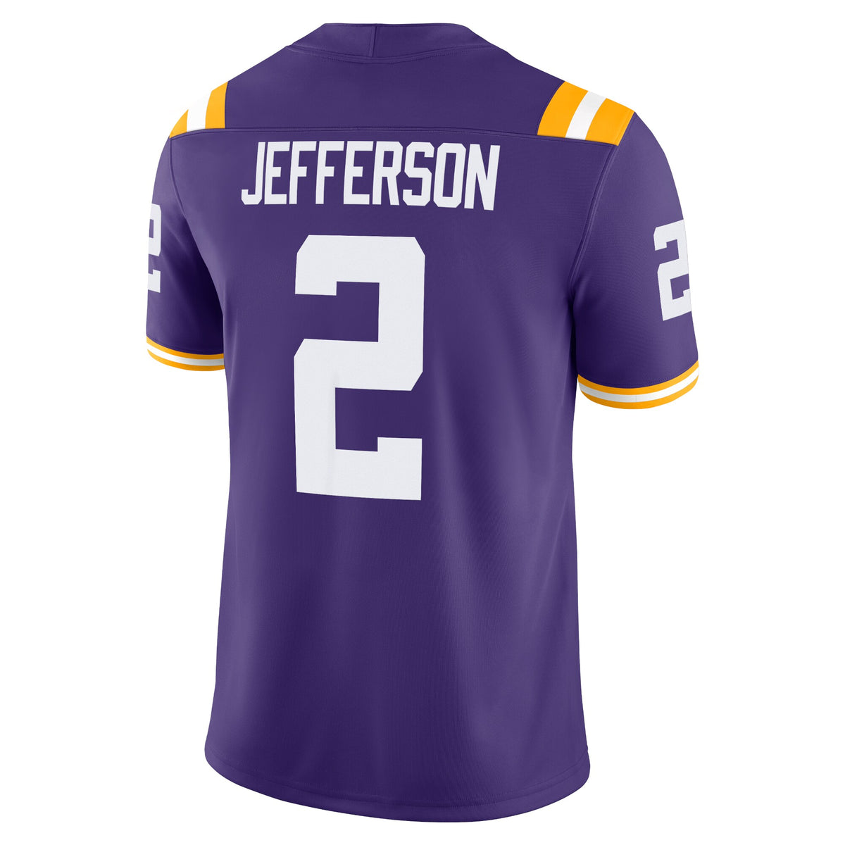 Justin Jefferson Purple LSU Tigers Alumni Game Jersey