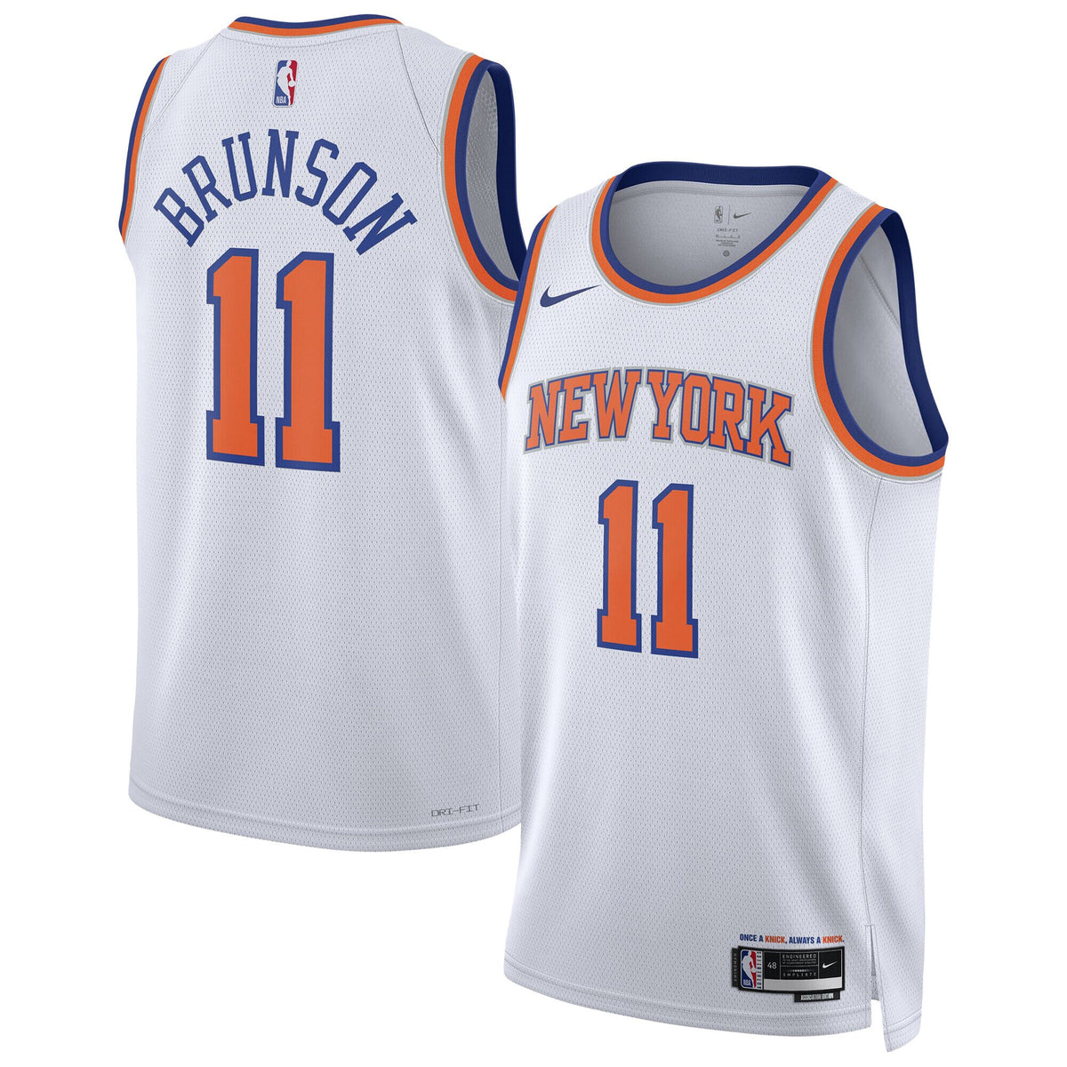 New York Knicks Association Swingman Jersey - Jalen Brunson