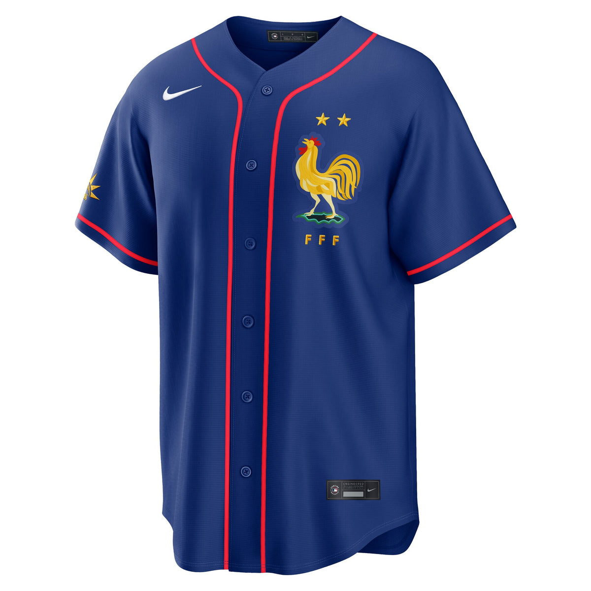 France National Team x MLB Blue Stadium Replica Jersey