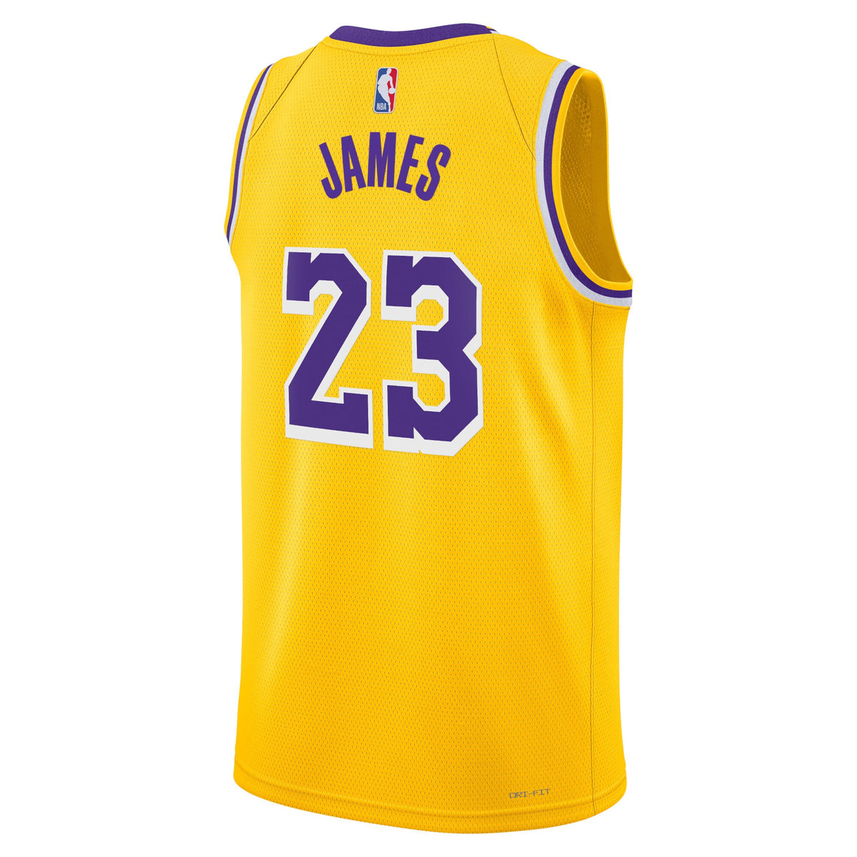 Los Angeles Lakers Icon Edition Swingman Jersey - Gold - Lebron James