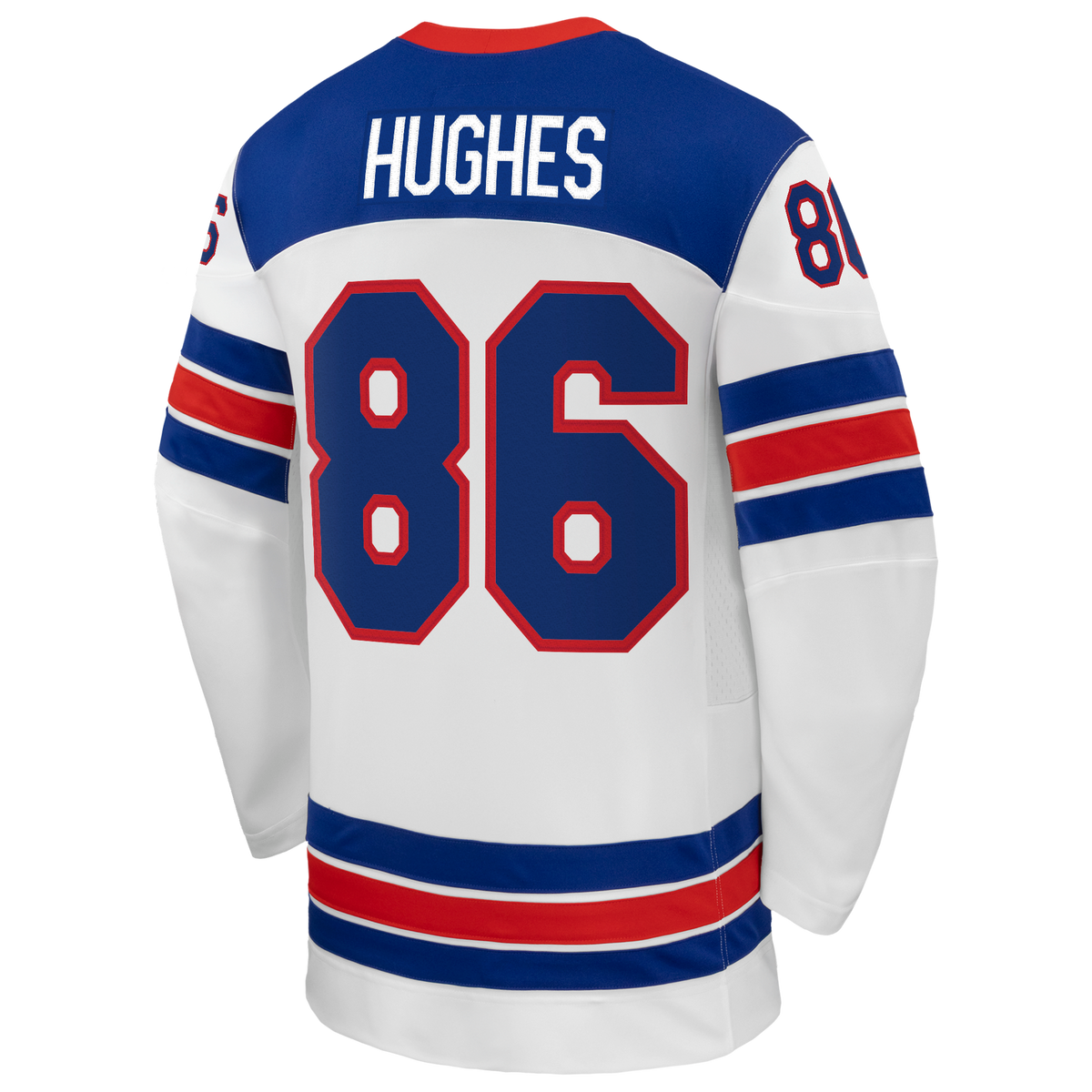 Jack Hughes White US Hockey 2026 Away Replica Jersey