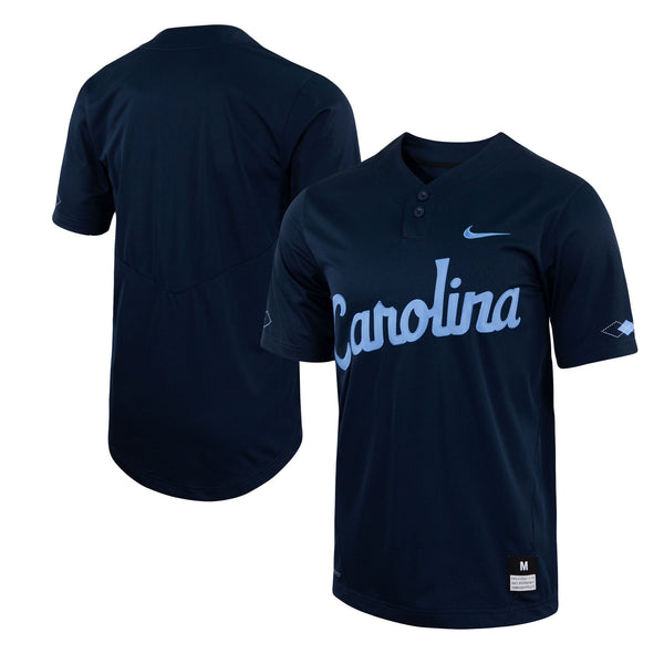 Navy North Carolina Tar Heels Two-Button Replica Baseball Jersey