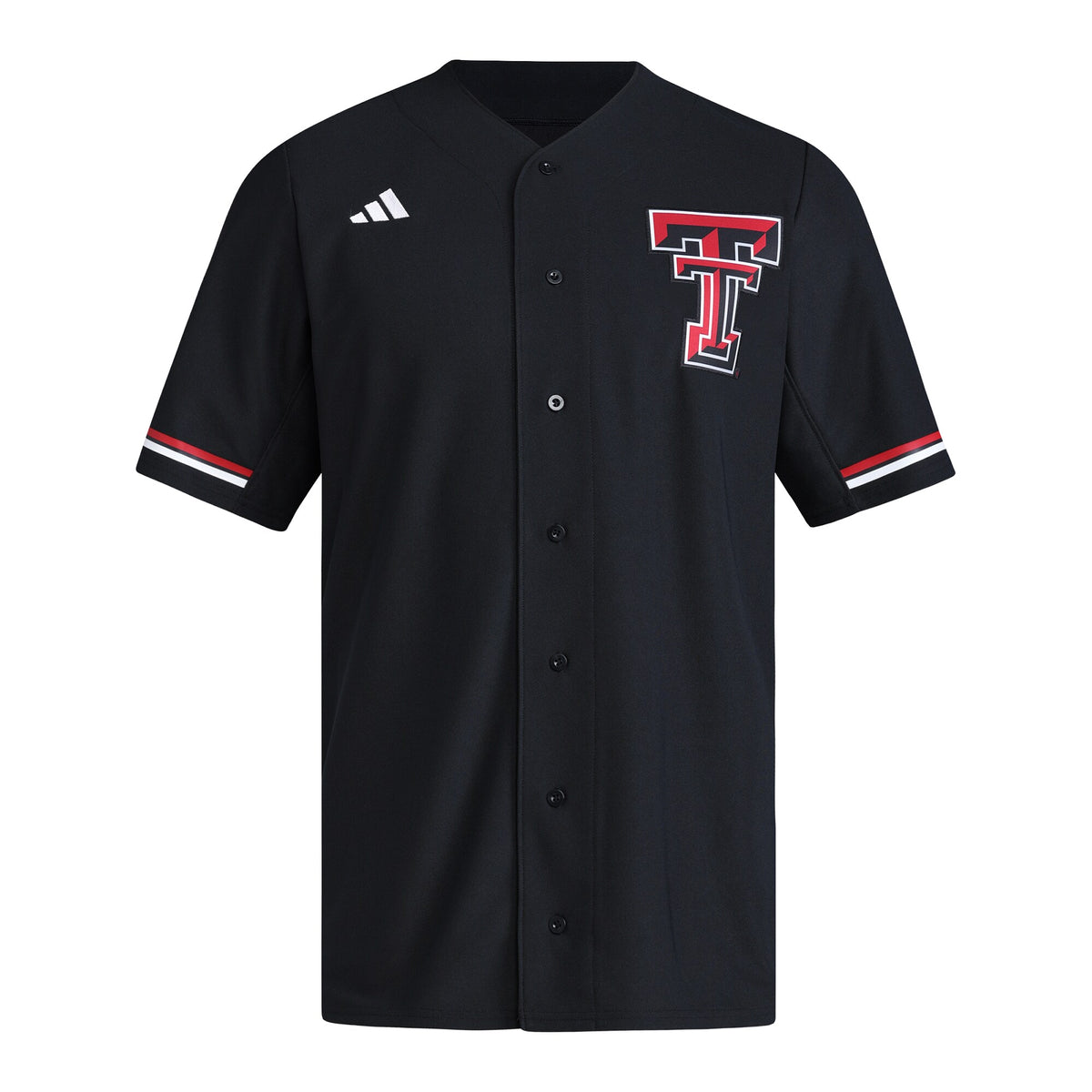 Black Texas Tech Red Raiders Replica Baseball Jersey