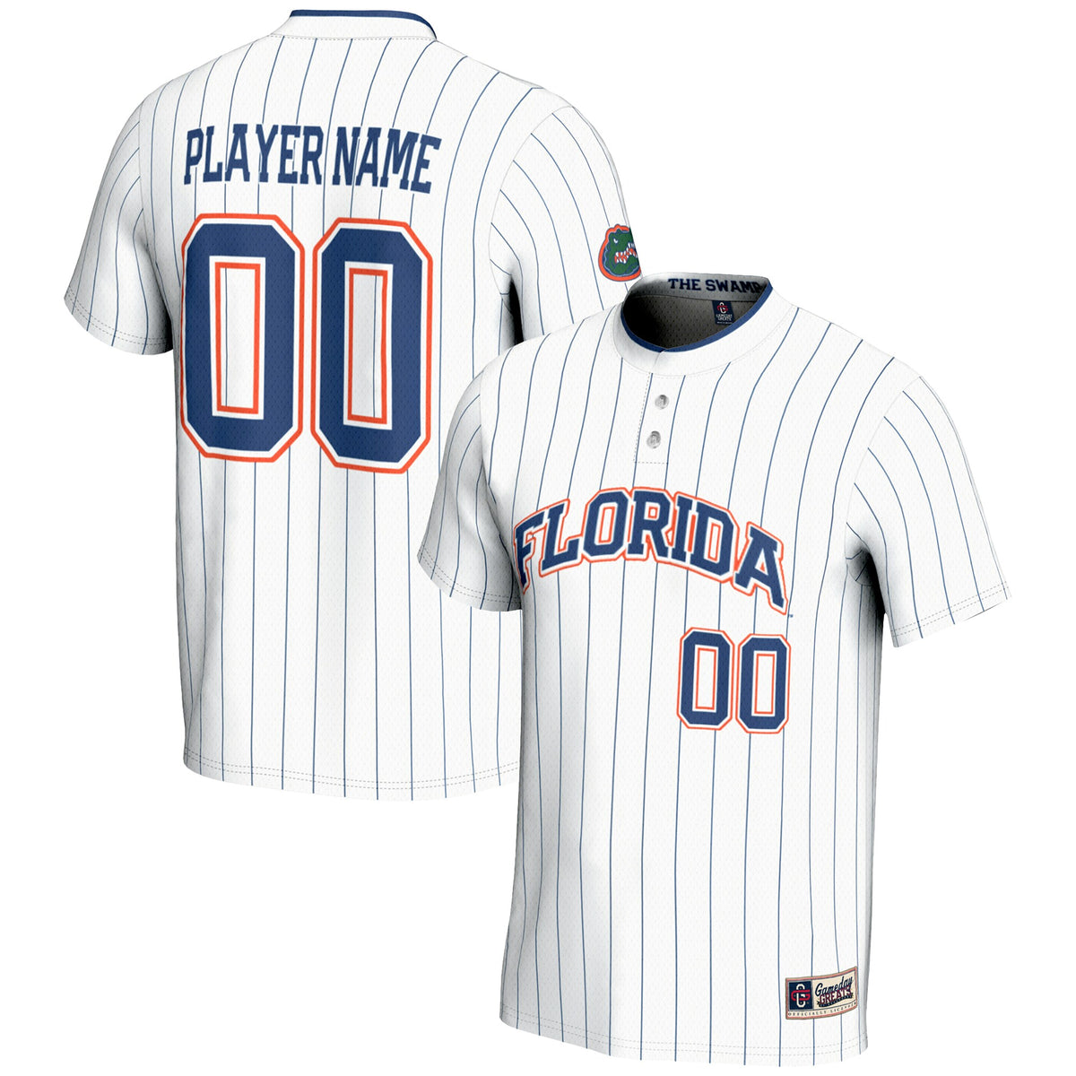 Florida Gators GameDay Greats NIL Pick-A-Player Lightweight Softball Jersey - White