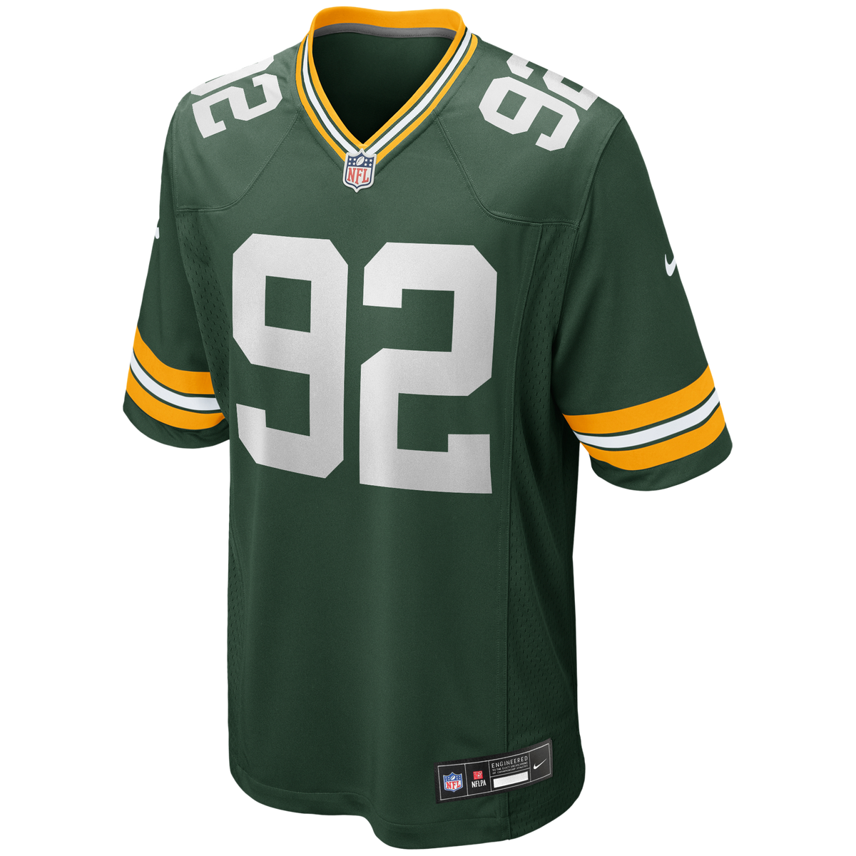 Green Bay Packers Reggie White Green Game Retired Player Jersey